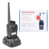Statie radio portabila PNI PMR R18, 446MHz, 0.5W, 128 canale