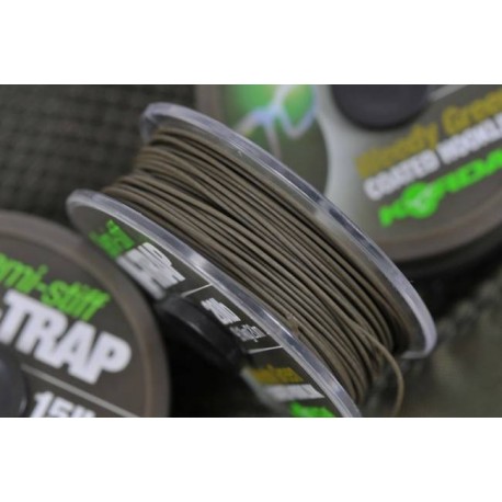 Fir montura crap KORDA N-TRAP SEMI STIFF COATED 20M/15LBS