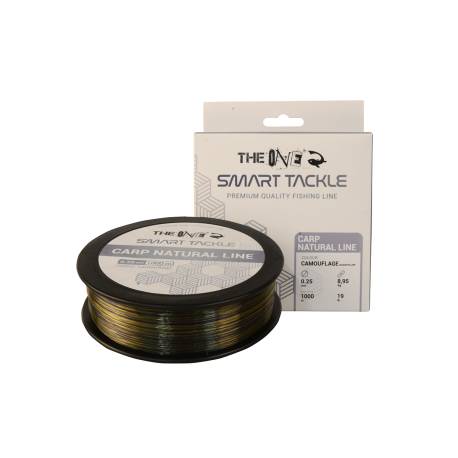 Fir monofilament THE ONE CARP NATURAL LINE CAMOUFLAGE 1000m, 0.25mm, 8.95kg