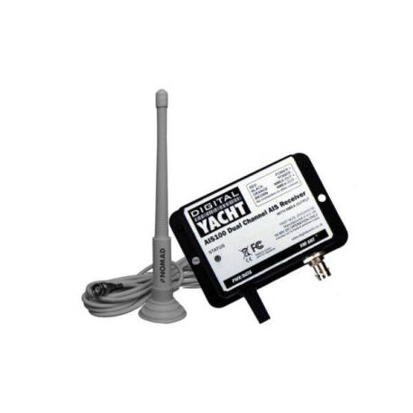 Receptor DIGITAL YACHT AIS100 (USB) cu antena VHF, QMAX portabila