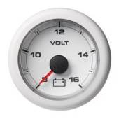 Indicator voltaj VERATRON 52mm, 8-16V, alb