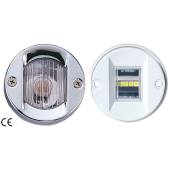 Lumina navigatie pupa LED WHITE 12V, inox