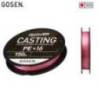 Fir textil GOSEN Answer Casting PE X16 Pink 150m, PE 1.0, 0.171mm, 10.5kg