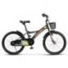 Bicicleta copii 7-10 ani VELORS V2001B roti 20", Negru/Portocaliu