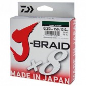 Fir textil DAIWA J-BRAID X8 VERDE 0.35MM/36KG/300M