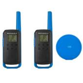 Kit 2 statii radio PMR portabile MOTOROLA Talkabout T62 Blue + cadou Sticky Pad Blue