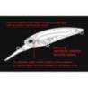 Vobler DUO REALIS SHAD 62DR, 6.2cm, 6g, GEA3006 Ghost Minnow