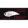 Vobler DUO REALIS VIBRATION 62 G-FIX 6.2cm, 14.5g, GEA3006 Ghost Minnow