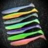 Naluci DUO REALIS VERSA SHAD 3", 7.6cm, F084 Lime Chartreuse UV, 10buc/plic