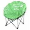 Scaun pliabil CATTARA FLOWERS, verde, max. 120kg