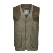 Vesta BLASER WING Vintage Waistcoat Olive Melange/Black M