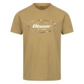 Tricou BLASER BADGE T 24 Dull Gold, marimea XXL