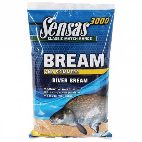 Nada SENSAS 3000 RIVER BREAM 1KG