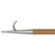 Cange din inox cu maner din lemn, 200cm