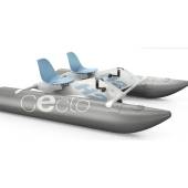 Catamaran gonflabil cu pedale CECLO Fun H2, 2 persoane, 320cm
