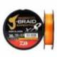 Fir textil DAIWA J-BRAID EXPEDITION X8, 0.16mm, 9.8kg, 150m, Orange