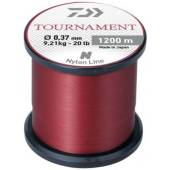 Fir monofilament DAIWA TOURNAMENT Red, 0.20mm, 3.6kg, 1200m