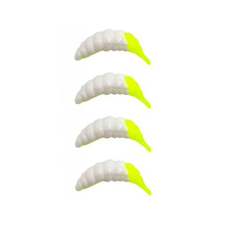 Naluca pastrav FISHUP Ozi Cheese 3cm, nr.131 White Hot Chartreuse, 10buc/plic