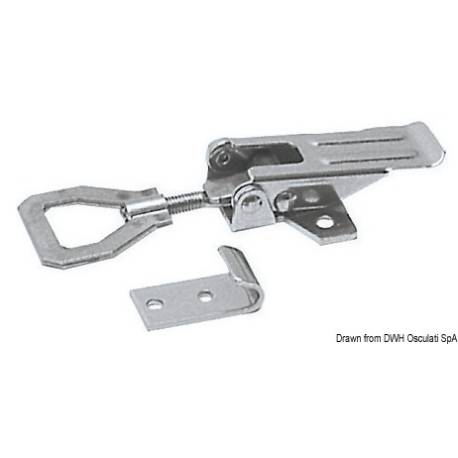 Incuietoare cu zavor reglabil OSCULATI 38.210.00, inox, tractiune maxima 250kg