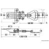 Incuietoare cu zavor reglabil OSCULATI 38.210.00, inox, tractiune maxima 250kg