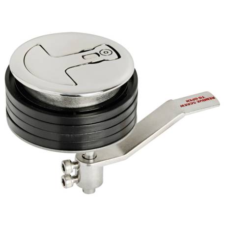 Maner cu sistem de compresie OSCULATI 38.159.01, inox, fara incuietoare