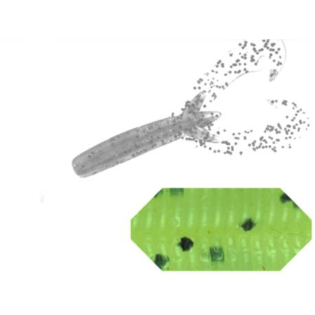 Naluca HERAKLES X35 DOUBLE CLAW 3.5", 8.9cm, Chartreuse Pepper, 8buc/plic