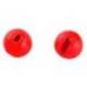 Lesturi KAMATSU Tungsten Slotted Beads, 0.5g, 4mm, rosu, 5buc/plic