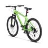 Bicicleta MTB-HT Carpat SPARTAN C26581A, Schimbator Index HE-M50 7 viteze, Roti 26, Cadru Aluminiu, Frane disc, Verde/Negru