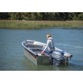 Barca de aluminiu BUSTER S 443cm cu motor YAMAHA F25G WHL 25CP