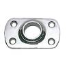 Soclu dreptunghiular balustrada 60° 22mm, inox AISI316