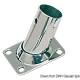 Baza balustrada dreptunghiulara OSCULATI, inox AISI316 60° 22mm