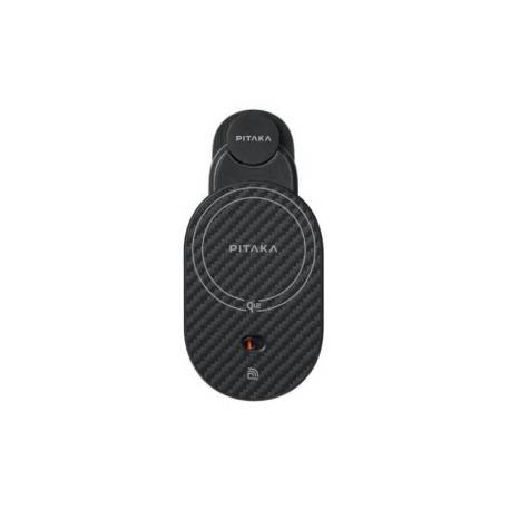 Suport Auto PITAKA MagEZ Car Mount Pro 2, Qi2, 15W, pentru Tesla, Magnetic, Negru