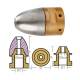 Anod conic tip Riva, ax 50mm, 30x2mm