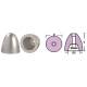 Anod conic tip Riva, ax 20-30mm, int. 25mm