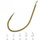 Carlige stationar CRALUSSO Koaji Round Gold Nr.10, 14buc/plic