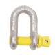 Carabina galvanizata D TITAN certificata Ø8 PIN Ø10 Kg750