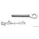 Terminal cablu cu ochet, inox AISI316, Ø 5mm