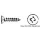 Surub autofiletant cu cap in cruce, 2.9x10mm, inox AISI316, 200buc