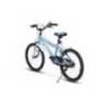 Bicicleta copii 7-10 ani CARPAT C2001RA roti 20", Albastru/Alb (Janta neagra)