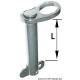Drop nose pin OSCULATI, inox AISI316, 40mm, Ø 10mm, tip B