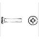 Surub cu cap convex in cruce, inox AISI304, 4x30mm, 100buc