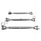 Tensor cu 2 comutatori GFN 195205, 5mm, inox AISI316