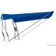 Copertina telescopica barca, albastru, 120 x 145cm, cadru inox