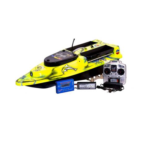 Navomodel plantat DELFIN XXL SPEED Aerografiat, radiocomanda 2.4GHz, acumulator LiPo 14.8V, 5A