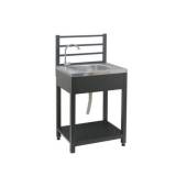 Chiuveta modulara Torino 1 Cattara pentru bucatarie exterioara 60x47x123cm