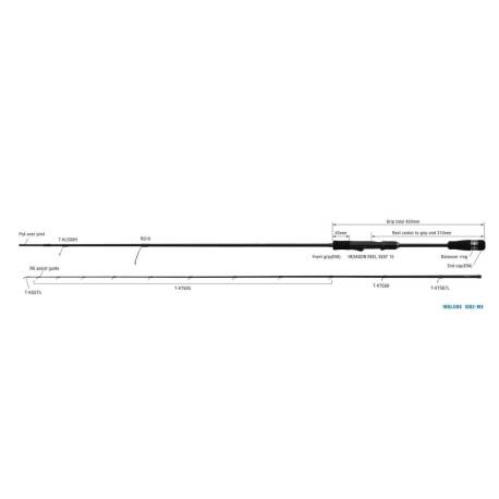 Lanseta ZENAQ INQLUDE IS82-M4 SQUID IMPACT 2.50m, 10-28g, 2 tronsoane