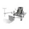 Scaun pescuit feeder DELPHIN REAXE, 50x50x53cm