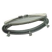 Hublou eliptic BOMAR nylon negru, 146x415mm