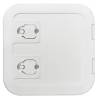 White flush inspection hatch 375 x 375 mm