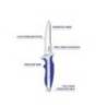 Cutit MUSTAD Steel Bait Blue Line lama 12.7cm, teaca inclusa